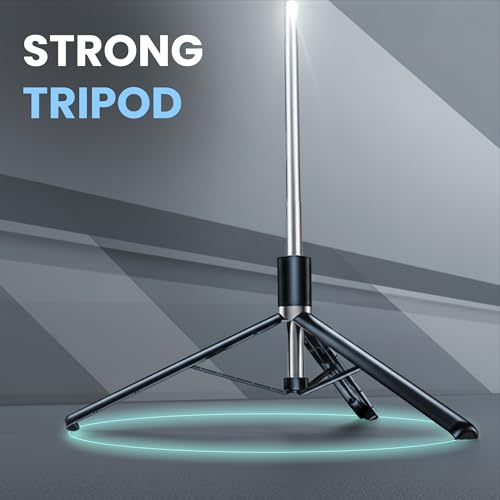 Image of Kratos K18V2 Long Selfie Stick Tripod Stand 67 inch /1.7 M, 360 Rotation Handle for Anti Shake Shooting Tripod, Multifunctional Bluetooth Tripod for Mobile Phone for Vlogging, Live Stream & Travel