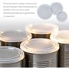 Lot De 24 Couvercles Twist Off 70 Mm En Acier Inoxydable - Bouchons Hermétiques Antifuite Pour Bocaux Mason, Conserves, Épices, Confitures, Bonbons Et Biscuits