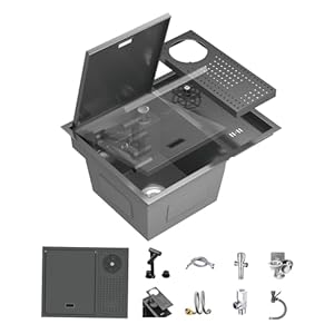 Fvvjvv 5545-X Küchenspüle Edelstahl