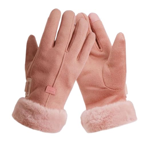 Guantes calefactores para mujeres, calentadores de manos eléctricos táctiles, guantes eléctricos para nieve con USB, antideslizantes y compatibles con pantalla táctil, para clima frío, esquí