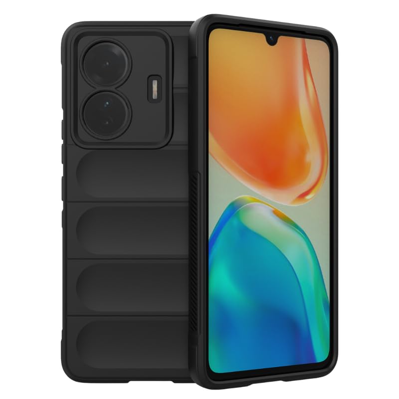 Prime Retail Back Case Cover for iQoo Z6 Pro, Compatible for iQoo Z6 Pro Back Case Cover, Matte Case with Inner Lining, Liquid Silicon Magic Case with Side Grip Camera Protection (TPU, Black) (B0D5DBSJGL) Amazon Price History, Amazon Price Tracker