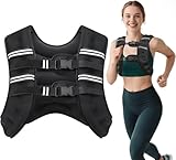 Sportisimo - Chaleco con peso 5 kg - Neopreno con relleno de arena de hierro - Ajustable ergonómico con correas reforzadas...