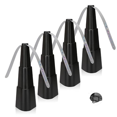 Newbeeclassic Fly Fans For Tables,Portable Automatic Table Food Fly Fan Picnic Drive Fans For Outdoor Indoor Party Meal,Keep Food Clean (4 Pack #TOP3