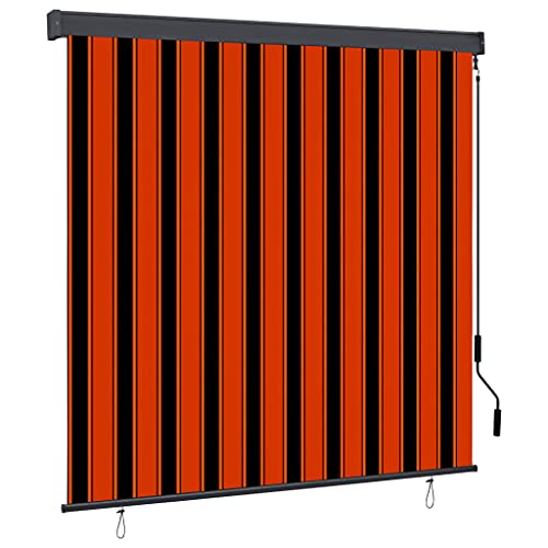 INLIFE Außenrollo Orange Braun 160x250 cm