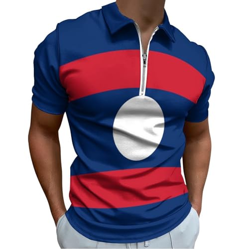 Polo Golf Homme Casual Printemps Été Idéal pour Sorties Chic