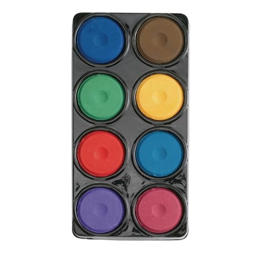 Colorations Tropical Tempera Paint Cakes 8 Colors in Tray
