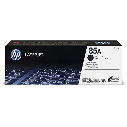 Hp 85A Ce285A, Cartuccia Toner Originale Hp Da 1600 Pagine, Compatibile Con Le Stampanti Hp Laserjet Pro P1102, P1109, Mfp M1212, Mfp M1217, Nero