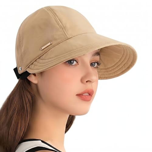 Image of HSR Women Wide Brim Sun Hat | Versatile Casual Sunshade Bucket Hat for Women | UV Protection Summer Cap
