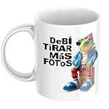 newseny Taza Bad Bunny Debí tirar más fotos | Regalo Para Aficionados de DtMF Album | Taza Cerámica 330 ml (Bad Bunny Sapo Doble)