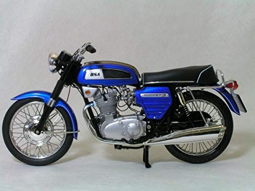 Amazon | 1／12 BSA ロケット 3 1968 Blue.M BSA ブルー メタリック
