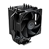 Cooler Master Enfriador de aire Hyper 411 Nano CPU, ventilador SickleFlow 92 PWM, 4 tubos de calor de cobre, 5.354 in de alto, cubierta superior elegante, AMD Ryzen AM5|AM4, Intel LGA 1851|1700 soportes