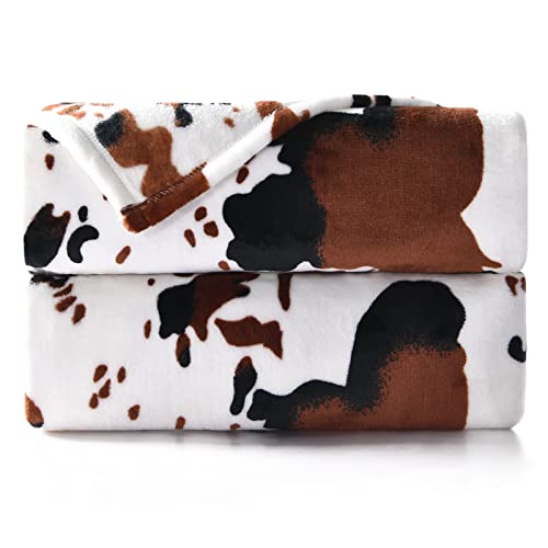 Casofu Manta Sofa Manta Esponjosa Con Estampado De Vaca Manta Polar Super Suave 130x150cm Marrón Y Negro Manta Microfibra Dos Caras Para Niños Adolecentes Manta Ligera De Viaje, Picnic Y Acampar Casofu Manta Sofa Manta Esponjosa Con Estampado De Vaca Manta Polar Super Suave 130x150cm Marrón Y Negro Manta Microfibra Dos Caras Para Niños Adolecentes Manta Ligera De Viaje, Picnic Y Acampar