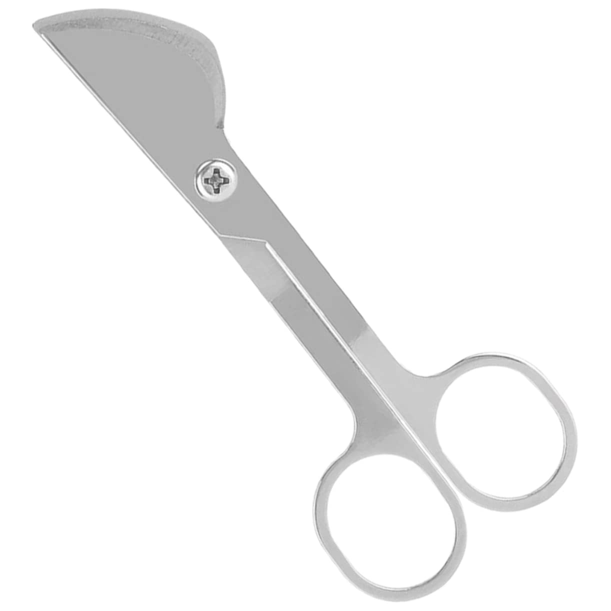 SEWACC 4 Stück Kuhsamenschere Rindersamenschere Feinrohrschere Für Rinder Viehschere Samenschneider Für Rinder Astschere Für Rindersperma Nutztierbedarf Rostfreier Stahl Silver