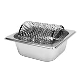 Butterroller 304 Edelstahl mit 3-Stick Kapazität für gleichmäßiges Auftragen auf Brot, Bagels & Brötchen, abnehmbarer Rollenkopf für einfache Reinigung, hitzebeständig bis 500 °F, spülmaschinensicher