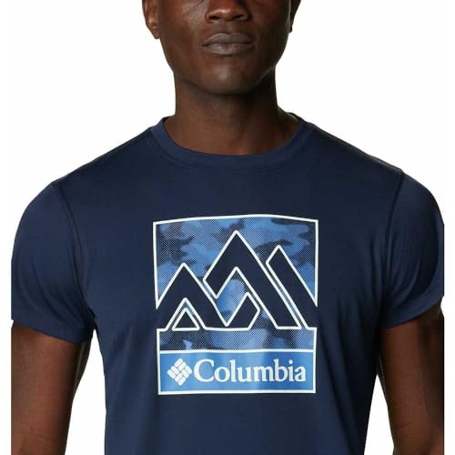 Image of Columbia Men's Solid Regular Fit Zero Rules Short Sleeve Graphic Shirt