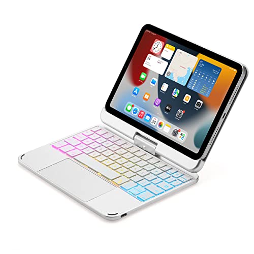 Amazon | 360°回転 iPad mini 7 キーボードケース タッチパッド