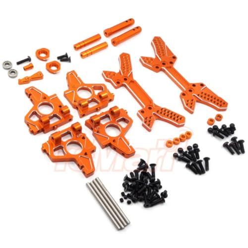 Yeah Racing Aluminum Endurance Conversion Kit For HPI Sprint 2 Orange #SPT2-S02OR