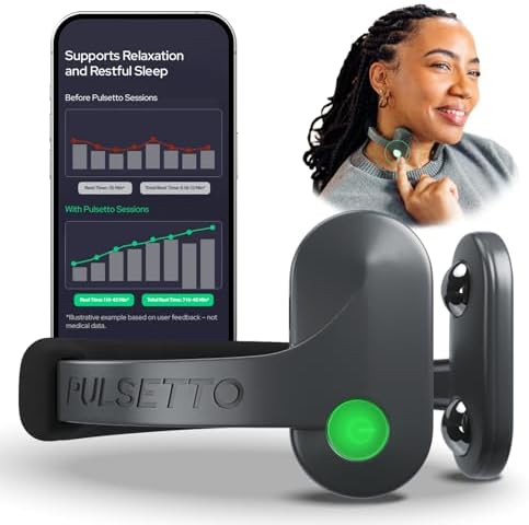 Pulsetto Wellness Wearable with Vagus Nerve Support – Patented Ne...