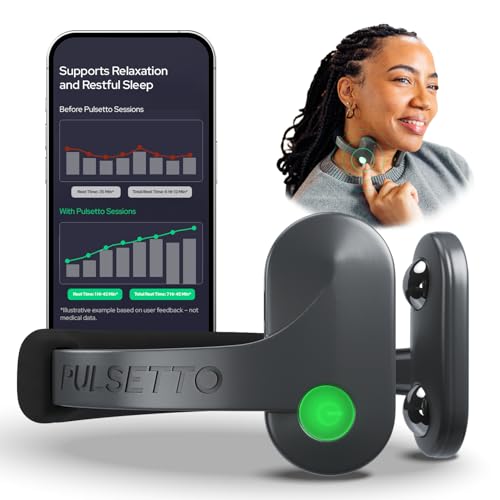 Pulsetto Wellness Wearable with Vagus Nerve Support – Patented Neuro Technology for Relaxation,...