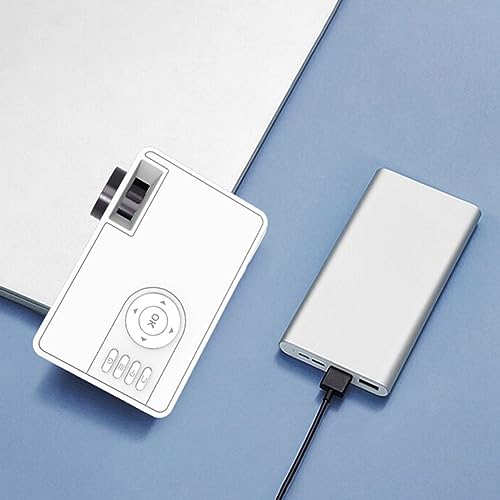 Mkcavne Mini Beamer Audio Video Fit voor thuisbioscoop, 480 x 360 pixels, 1080P, ondersteunt USB EU-stekker - Image 3