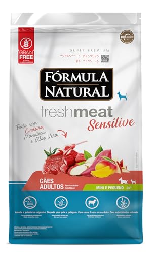 Adimax Fórmula Natural Fresh Meat Sensitive Cães Adultos Portes Mini E Pequeno 7 Kg