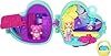 Polly Pocket x Sweethearts, Micro Doll & 2 Playsets with 7 Themed Accessories & Keychain Clip, Travel Toy, Partnership Compact #3