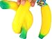 JA-RU Super Stretchy Banana and and 1 Collectable Bouncy Ball Stretches Long. Smells Good 3340-1p