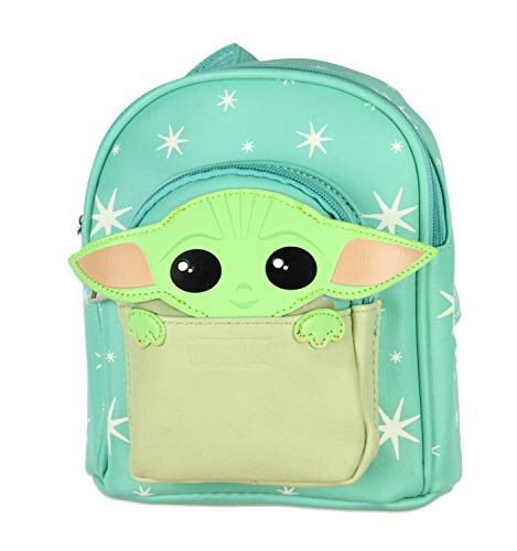 Bioworld Mini mochila de ombro Star Wars The Mandalorian Baby Groku The Child 23 cm