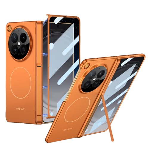 MEIXILU �K�p�Ώ�OPPO Find N6�p�}�O�l�b�g�P�[�X�A�����X�N���[���v���e�N�^�[�t���A�q���W�S���ی�X�^���h�J�o�[�A�I�[���C���N���[�V�u�Ռ��h�~�V�F��,�I�����W�F,N6