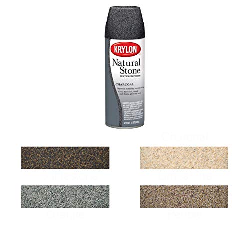 Krylon Natural Stone Paint 12 oz. Charcoal Krylon Natural Stone Paint 12 oz. Charcoal