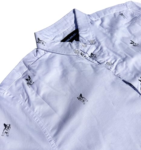 Image of Molokai Surf Button Down Slim Fit Hawaiian Short Sleeve Shirts