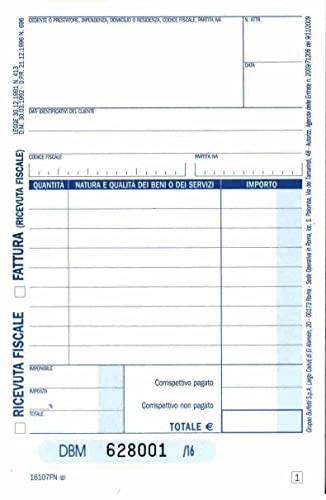 Ricevute Generiche Data Ufficio DU162570000 - Blocchi Da 50 Moduli A6 Autoricalcanti - Foto 11