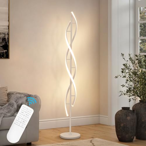ADISUN 40W Modern Floor Lamp with Remote 60 inch Dimmable