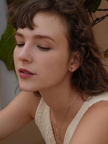 S.Leaf Cat Earrings Sterling Silver Earrings Cat Moon Earrings Cat Stuff for Cat Lovers Cat Lovers Cat Jewelry for Women Cat People Gifts for Women2