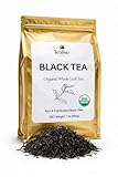 Organic English Breakfast Black Tea – High Mountain Yunnan Whole Leaf Tea – Bold, Smooth & Full-Bodied Morning Tea – 1 lb (454g) Bulk Loose Leaf – USDA Organic – Tealise