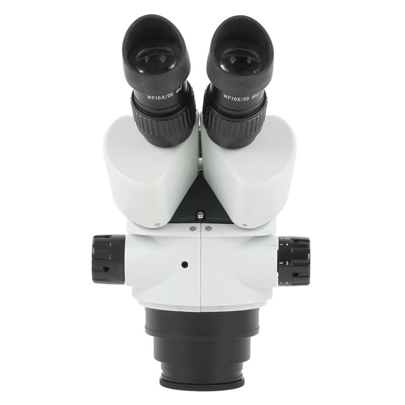 Trinoculare stereo per microscopio con zoom 7X-45X, oculare WF10X/20 per CPU del telefono PCB saldatura durata e prestazioni affidabili