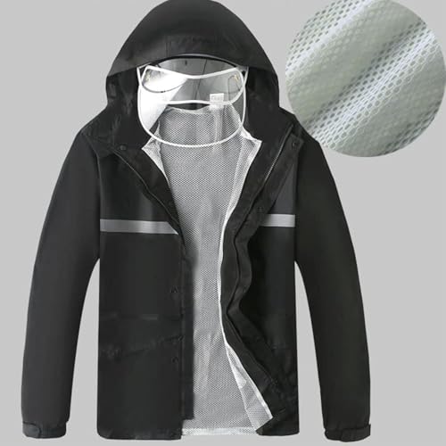 Impermeable para Hombre y Mujer talla X-Large Negro miniatura 5