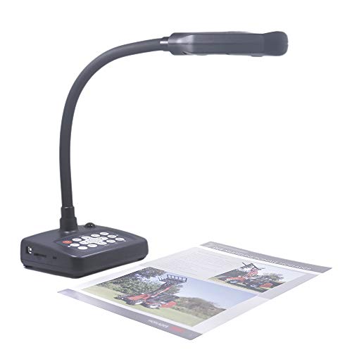 INEBIZ Professional Document Camera with HDMI/VGA/USB Output, 5MP Autofocus, Zoom, Light, Flexible Gooseneck Interactive Projection Camera for Teacher Class Office Home