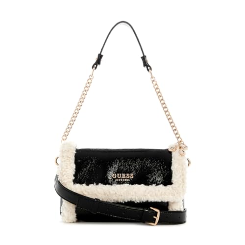 Image of GUESS Womens Davika Flap Shoulder Bag | Flap
