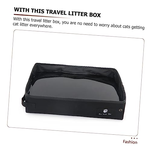 VANZACK Caixa De Areia Para Gatos Dobrável Viagem Acessórios De Pano Oxford