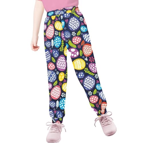 Dreaweet Boys Girls Jogger Pants Funny Graphic Sweatpants Athletic Sports Pants for Kids 4-15 Years4