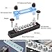 LENKRAD 2PCS 100A Marine BusBar Power Distribution Block with Sealed Cover 12V Battery Bus Bar Terminal Automotive Grounding M6 Post for RV Boat Solar Wiring - M4*5 Screws