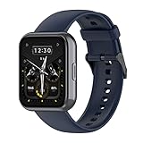 FTRONGRT Correa para Realme Watch 2, Flexible Silicona Reloj de Recambio Ajustable Brazalete Smart Watch Correa.Hebilla Negra Azul Marino FTRONGRT Correa para Realme Watch 2, Flexible Silicona Reloj de Recambio Ajustable Brazalete Smart Watch Correa.Hebilla Negra Azul Marino