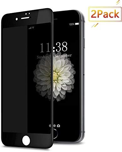 iPhone 6 Plus / 6s Plus Privacy Screen Protector, GPROVA [Anti Spy][Anti-Glare][Anti-Fingerprint][Anti-Scratch] No Bubble Ballistic Tempered Glass HD 2.5D Curve Edge Screen Protector (Full Screen)