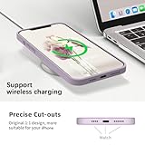 KPPIT for iPhone 15 Pro Case Silicone,Shockproof Cover with Microfiber Lining 6.1 inch,Silky-Soft Touch Full-Body Protective iPhone 15 Pro Phone Case(Grass Purple) - Image 5