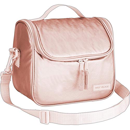 Lancheira Tiracolo Metal, Tilibra, West Villlage, 306576, Rose