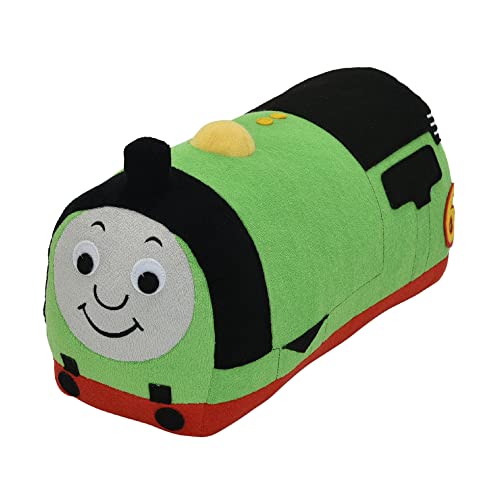 nishikawa【西川】 きかんしゃトーマス 抱き枕 パーシー 洗える ふわふわ パイル 46X20cm グリーン LH63303070