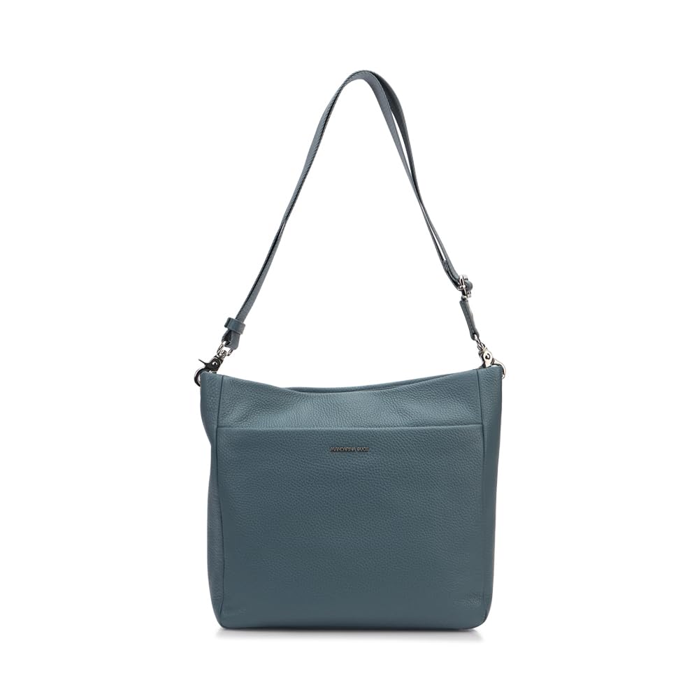 Mandarina Duck Mellow Leather Crossover Women's, Iron, Taglia Unica