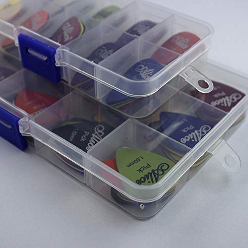 Gresunny 50 Pièces médiators de guitare pic de guitare avec boîte de rangement coloré médiators pour guitares acoustique… - Les Beatles, Paul McCartney, John Lennon, RIngo Starr, George Harrison Gresunny 50 Pièces médiators de guitare pic de guitare avec boîte de rangement coloré médiators pour guitares acoustique… – Image 5