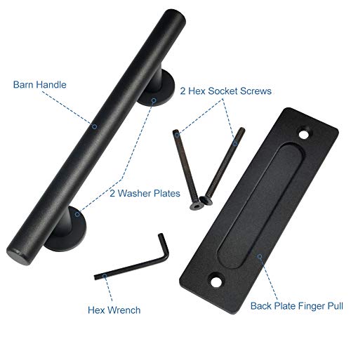 Maniglia per Porta da Fienile in Acciaio